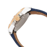 Guess Rigor Analog Blue Dial Blue Denim Strap Watch For Men - W0040G6 Buy Now By Guess