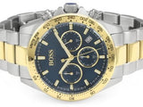 Hugo Boss Hero Blue Dial Two Tone Steel Strap Watch for Men - 1513767 Buy Now By Hugo Boss