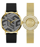 Guess Dream Quartz Gold Dial Gold Mesh Strap Watch For Women - GW0550L2 Buy Now By Guess