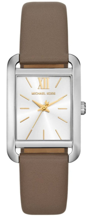 Michael Kors Monroe Three Hand Silver Dial Grey Leather Strap Watch for Women - MKO1030 Buy Now By Michael Kors