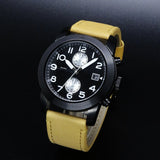 Marc Jacobs Larry Chronograph Black Dial Brown Leather Strap Watch for Men - MBM5053 Buy Now By Marc Jacobs