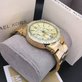 Michael Kors Dylan Quartz Gold Dial Gold Steel Strap Watch For Women - MK5861 Buy Now By Michael Kors