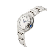 Cartier Ballon Bleu De Cartier Diamonds White Dial Silver Steel Strap Watch for Women - W4BB0015 Buy Now By Cartier