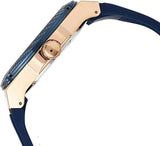 Guess Pinnacle Chronograph White Dial Blue Leather Strap Watch For Men - W0673G6 Buy Now By Guess