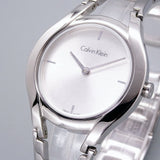 Calvin Klein Class White Dial Silver Steel Strap Watch for Women - K6R23126 Buy Now By Calvin Klein