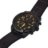 Fossil Bronson Chronograph Brown Dial Brown Leather Strap Watch for Men - FS5713 Buy Now By Fossil