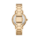 Michael Kors Abbey Three-Hand Analog White Dial Gold Steel Strap Watch for Women - MK4615 Buy Now By Michael Kors