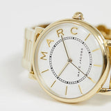 Marc Jacobs Roxy White Dial Gold Steel Strap Watch for Women - MJ3522 Buy Now By Marc Jacobs