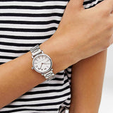 Marc Jacobs Roxy White Dial Silver Steel Strap Watch for Women - MJ3568 Buy Now By Marc Jacobs