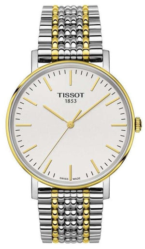 Tissot Everytime Medium White Dial Two Tone Mesh Bracelet Watch For Men - T109.410.22.031.00 Buy Now By Tissot