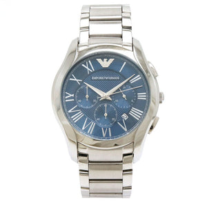 Emporio Armani Chronograph Quartz Blue Dial Silver Steel Strap Watch For Men - AR11082 Buy Now By Emporio Armani