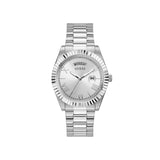 Guess Connoisseur Silver Dial Silver Steel Strap Watch for Men - GW0265G6 Buy Now By Guess
