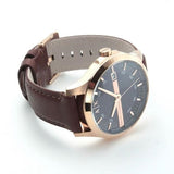 Armani Exchange Hampton Chronograph Blue Dial Brown Leather Strap Watch For Men - AX2172 Buy Now By Armani Exchange