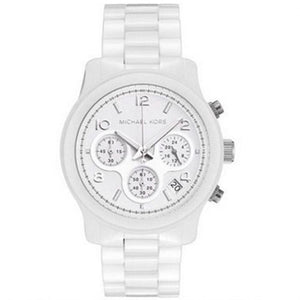 Michael Kors Runway White Ceramic Dial White Steel Strap Watch for Women - MK5161 Buy Now By Michael Kors