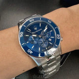 Maserati Competizione Chronograph Blue Dial Silver Steel Strap Watch For Men - R8873600002 Buy Now By Maserati