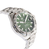 Tag Heuer Aquaracer Calibre 5 Automatic Green Dial Silver Steel Strap Watch for Men - WAY2015.BA0927 Buy Now By Tag Heuer