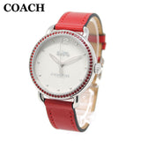 Coach Delancey White Dial Red Leather Strap Watch for Women - 14502878 Buy Now By Coach
