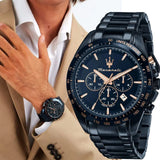 Maserati Traguardo Chronograph Blue Dial Blue Steel Strap Watch For Men - R8873612054 Buy Now By Maserati