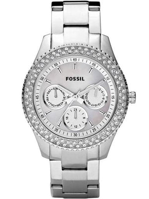 Fossil Stella Silver Dial Silver Steel Strap Watch for Women - ES3588 Buy Now By Fossil