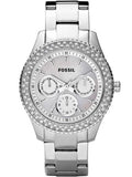 Fossil Stella Silver Dial Silver Steel Strap Watch for Women - ES3588 Buy Now By Fossil