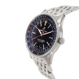 Breitling Navitimer Automatic 41mm Black Dial Silver Steel Strap Watch for Men - A17326241B1A1 Buy Now By Breitling