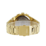 Guess Headliner Multifunction Black Dial Gold Steel Strap Watch For Men - GW0572G2 Buy Now By Guess