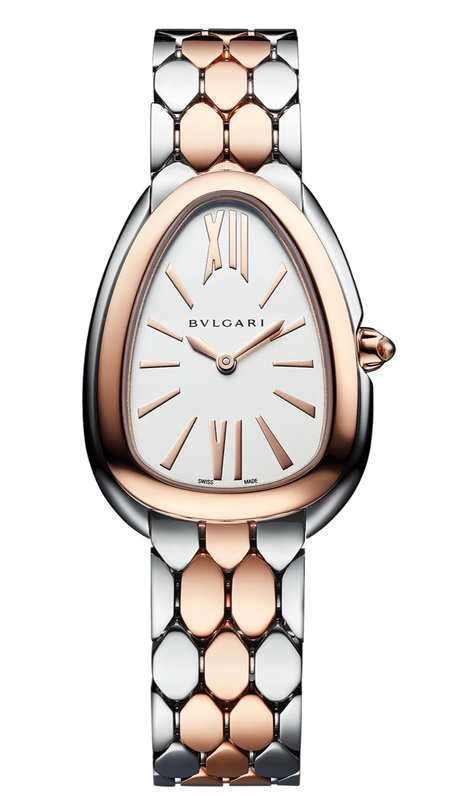 Bvlgari Serpenti Seduttori White Dial Two Tone Steel Strap Watch for Women - SERPENTI103277 Buy Now By Bvlgari