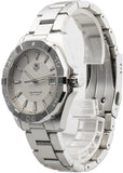 Tag Heuer Aquaracer Quartz White Dial Silver Steel Strap Watch for Men - WAY1111.BA0928 Buy Now By Tag Heuer
