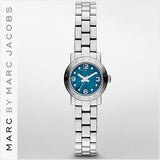 Marc Jacobs Amy Blue Dial Silver Steel Strap Watch for Women - MBM3274 Buy Now By Marc Jacobs