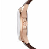 Armani Exchange Hampton Chronograph Blue Dial Brown Leather Strap Watch For Men - AX2172 Buy Now By Armani Exchange