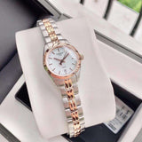 Tissot T Classic PR100 Mother of Pearl Dial Two Tone Steel Strap Watch for Women - T101.010.22.111.01 Buy Now By Tissot