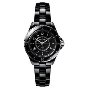Chanel J12 Quartz Black Dial Black Steel Strap Watch for Women - J12 H5695 Buy Now By Chanel