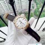 Salvatore Ferragamo F-80 Classic White Dial Brown Leather Strap Watch for Men - SFDT00819 Buy Now By Salvatore Ferragamo