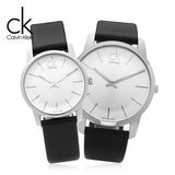 Calvin Klein City White Dial Black Leather Strap Watch For Men - K2G211C6 Buy Now By Calvin Klein