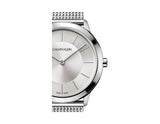 Calvin Klein Minimal White Dial Silver Mesh Bracelet Watch for Men - K3M22126 Buy Now By Calvin Klein