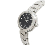 Tag Heuer Link Quartz Diamonds Black Dial Silver Steel Strap Watch for Women - WAT1410.BA0954 Buy Now By Tag Heuer