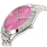 Michael Kors Slim Runway Quartz Pink Dial Silver Steel Strap Watch For Women - MK3291 Buy Now By Michael Kors