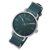 Calvin Klein Even Green Dial Green NATO Strap Watch for Men - K7B211WL Buy Now By Calvin Klein