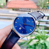 Tissot Chemin Des Tourelles Powermatic 80 Blue Dial Blue Leather Strap Watch for Men - T099.407.16.047.00 Buy Now By Tissot