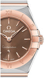 Omega Constellation Quartz Brown Dial Silver Steel Strap Watch for Women - 131.20.25.60.13.001 Buy Now By Omega