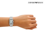 Emporio Armani Empire Mother of Pearl Dial Silver Steel Strap Watch For Women - AR11625 Buy Now By Emporio Armani