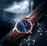 Mido Baroncelli Automatic Midnight Blue Dial Brown Leather Strap Watch For Women - M7600.3.65.8 Buy Now By Mido