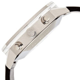 Calvin Klein Post Minimal Chronograph Black Dial Black Leather Strap Watch for Men - K7627107 Buy Now By Calvin Klein