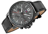 Tommy Hilfiger London Chronograph Grey Dial Black Leather Strap Watch for Men - 1791533 Buy Now By Tommy Hilfiger