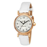 Coach Madison White Dial White Leather Strap Watch for Women - 14502408 Buy Now By Coach