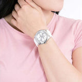 Guess G Twist Quartz White Dial White Silicone Strap Watch For Women - W0911L1 Buy Now By Guess