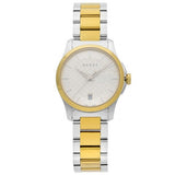 Gucci G Timeless Quartz Silver Dial Two Tone Steel Strap Watch For Women - YA126531 Buy Now By Gucci