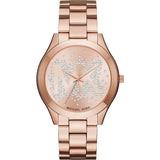 Michael Kors Slim Runway Rose Gold Dial Rose Gold Steel Strap Watch for Women - MK3591 Buy Now By Michael Kors
