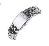 Citizen Eco Drive Chronograph Blue Dial Silver Steel Strap Watch For Men - AT2140-55L Buy Now By Citizen