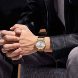 Salvatore Ferragamo F-80 Classic Silver Dial Brown Leather Strap Watch for Men - SFDT00419 Buy Now By Salvatore Ferragamo